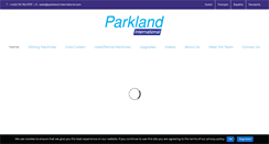 Desktop Screenshot of parkland-international.com